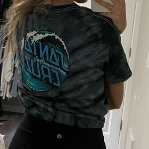 Santa Cruz Over sized T-Shirt Dark Gray, Blue, Teal, White Size M